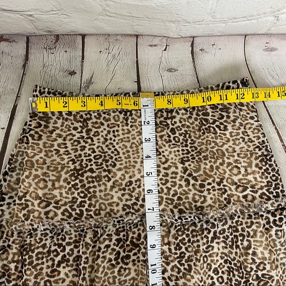 UO Ecote Leopard Animal Print Maxi Skirt Size 2 - Picture 11 of 15